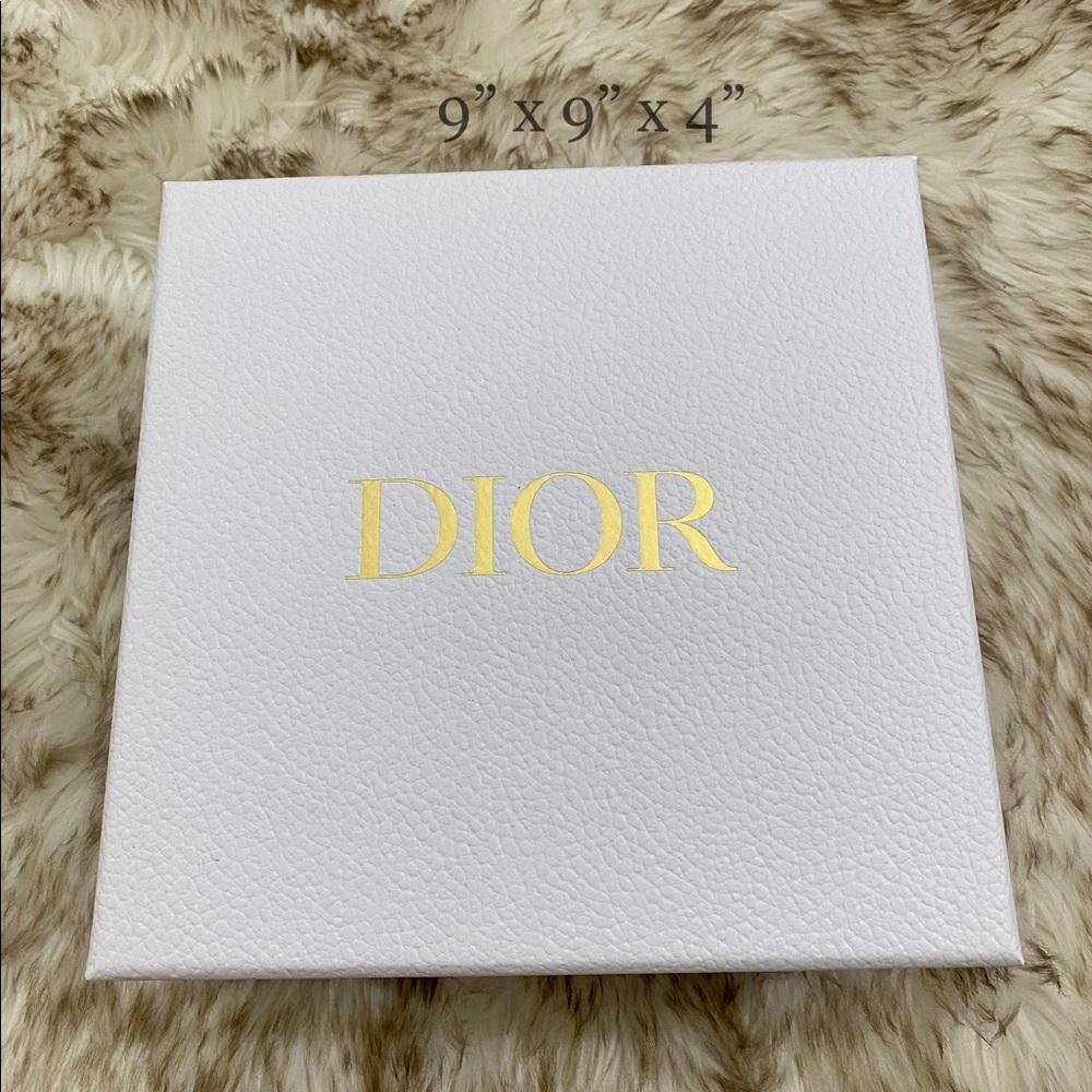 Empty DIOR Box with Tissue & Ribbon